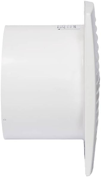 Airflow Aura 125HT Abluftventilator für das Badezimmer, Feuchtigkeitssensor (60-90% RH) mit Timer, l