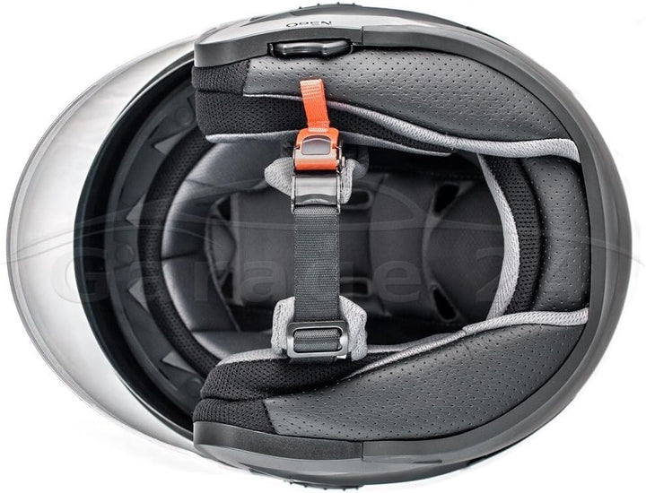 ATO-Moto Jet Helm LA Street Motorradhelm mit Doppelvisier System Integrierte Visiermechanik 4 Punkt