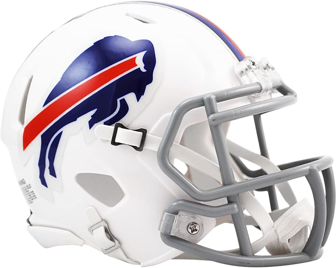 Riddell NFL Mens Speed Authentic Football Helmet Buffalo Bills Einheitsgrösse Weiss, Buffalo Bills E