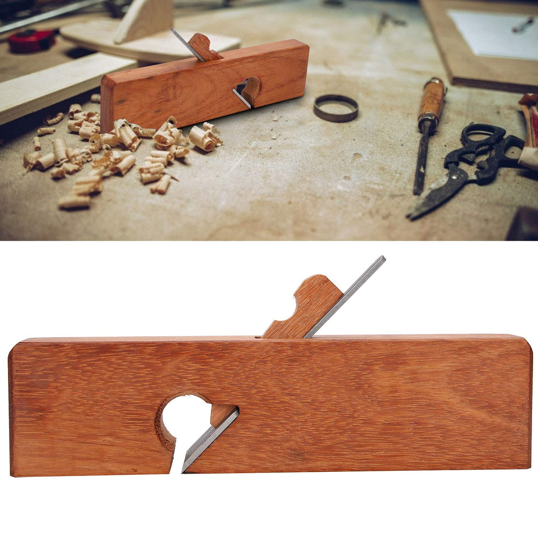 Fafeicy Wood Plane Carpenter mit quadratisches Hobelkörperdesign, Trimmen Hobel Flache Kante Schlitz