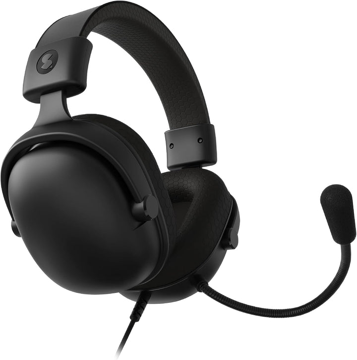 styletech Laptop- und PC-Headset, kompatibel mit Windows, Mac und Konsole, Schwarz