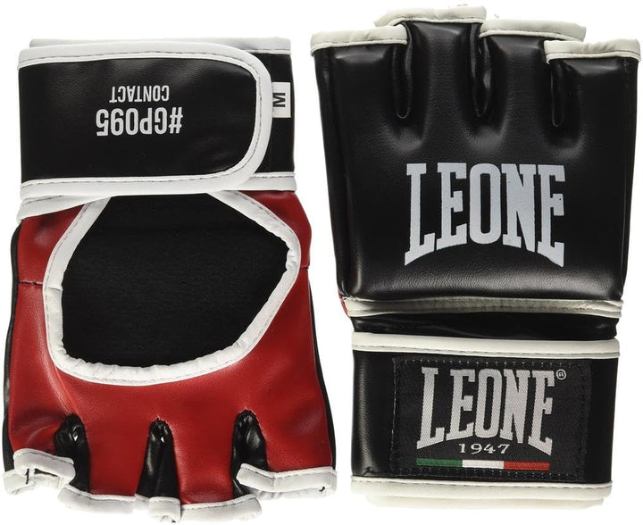 Leone1947 Unisex's MMA Gloves Contact L Schwarz, L Schwarz