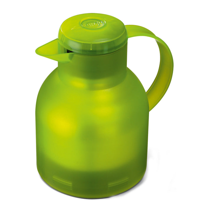 Emsa Samba Isolierkanne 505763 | 1 Liter | Quick Press Verschluss | 100% dicht | 12h heiss, 24h kalt