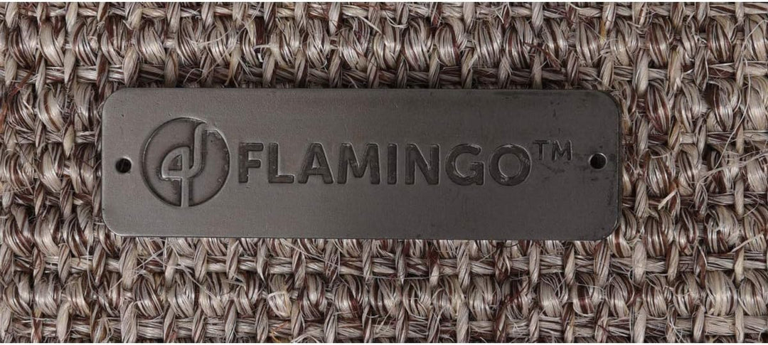 kratztonne für Katzen – Flamingo Greta S – 60 cm – Ø 35 cm – Sisal &amp; Plüsch – 2 Etagen