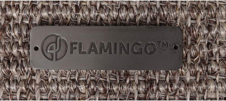 kratztonne für Katzen – Flamingo Greta S – 60 cm – Ø 35 cm – Sisal &amp; Plüsch – 2 Etagen