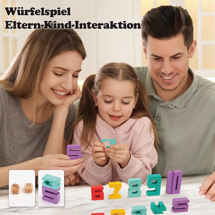 Spielzeug ab 3 4 5 6 Jahren, Montessori Spielzeug ab 3 Jahre, Kinderspielzeug ab 3 Jahre, Zahlenbaus