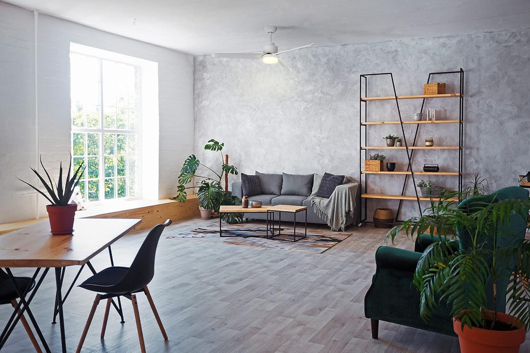 SPC Conforto DC Max 2 - Deckenventilator mit dimmbarem Licht, Motor DC 43 W, super leise und effizie