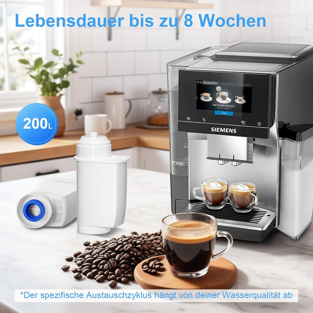 Ersatzwasserfilter für Siemens EQ Series, EQ5, EQ6, EQ9, S700, EQ500, S900, S500, TZ70003, TCZ7003,