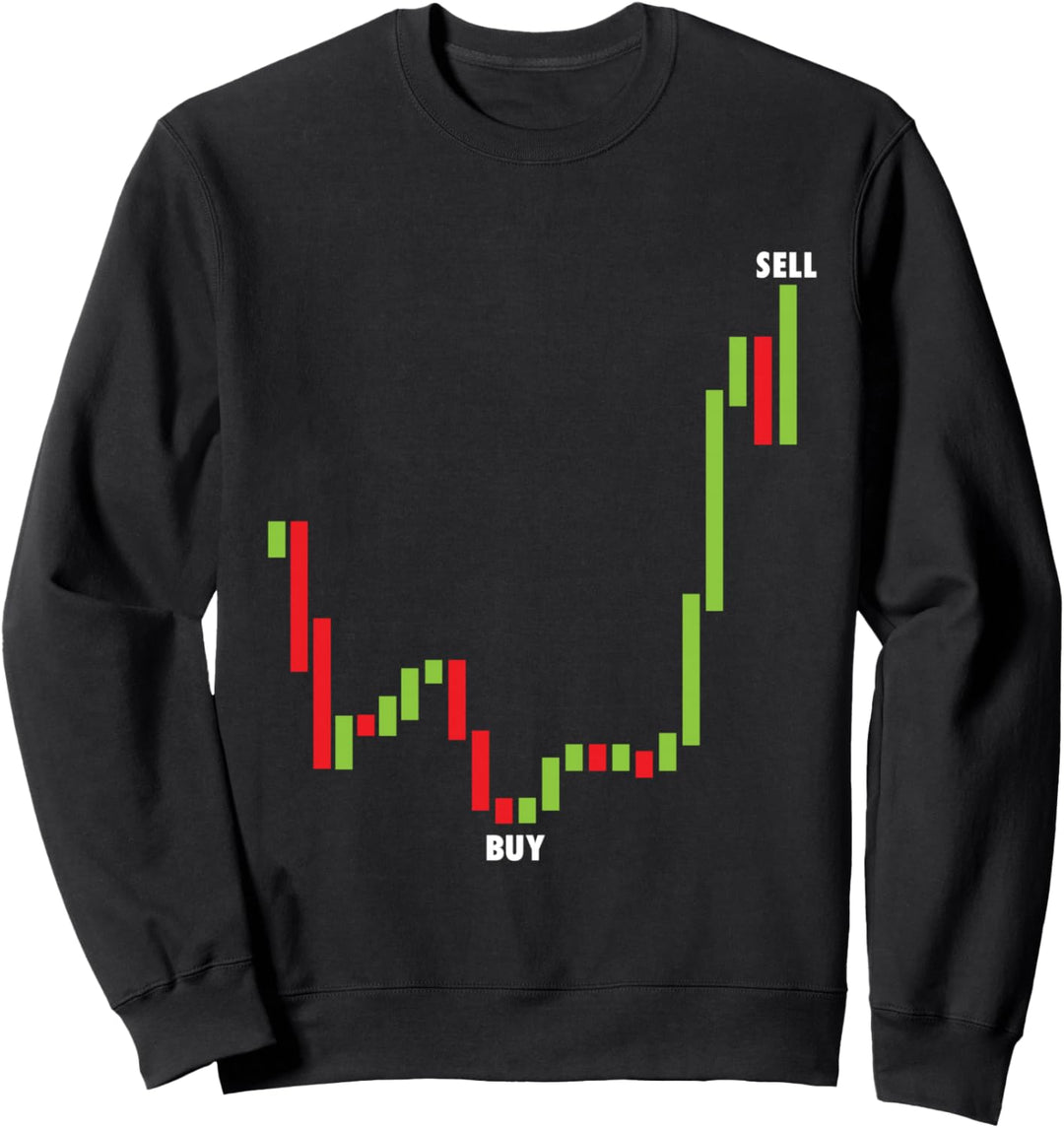 Funny Day Trading Buy Low Sell High Aktienhandel Sweatshirt