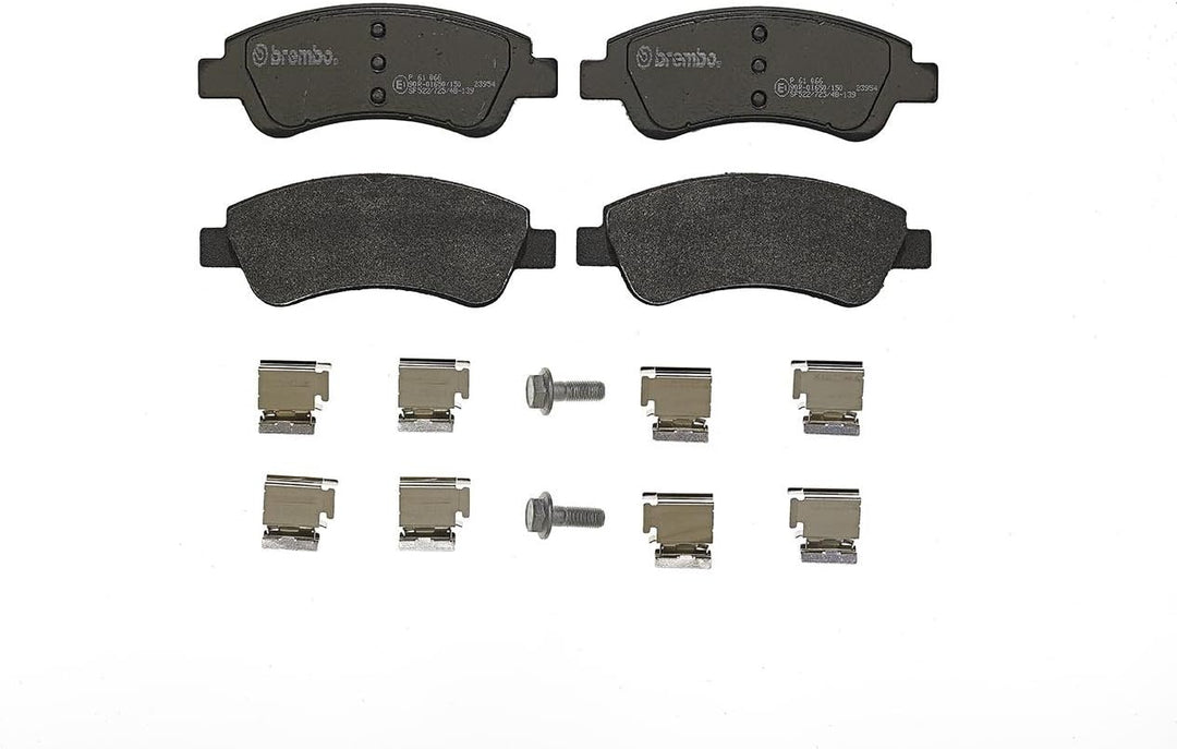 Brembo 09.8695.11 COATED DISC LINE Bremsscheibe - Paar & P 61 066 Bremsbelagsatz, Scheibenbremse - (