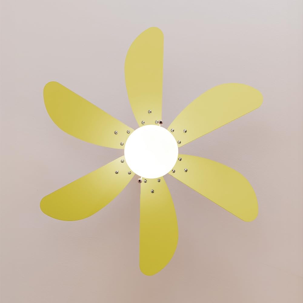 Cecotec - Deckenventilator mit Licht EnergySilence Aero 3600 Vision Full Yellow, 50 W, 91 cm, 3 Gesc