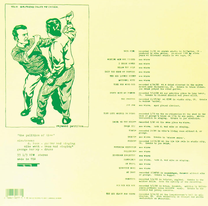 The Politics of Time, Vinyl