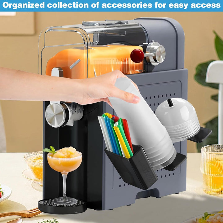 3-in-1-Ninja Smoothie-Maker-Zubehör, seitlich montierter Becherdeckel und Strohhalmhalter, Leicht zu