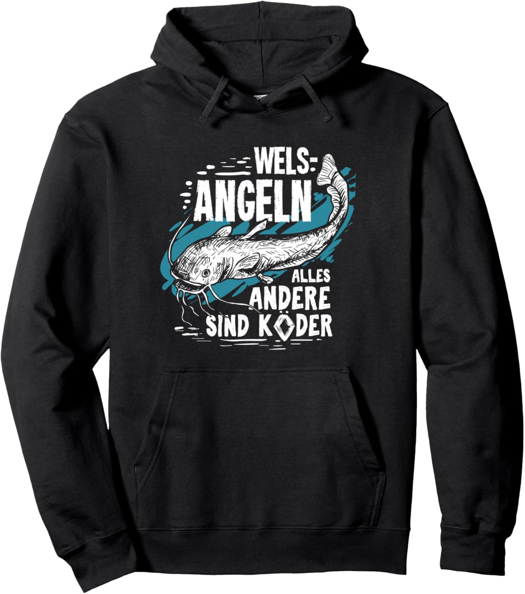 Anglerwitze Geschenk für echte Angler Pullover Hoodie