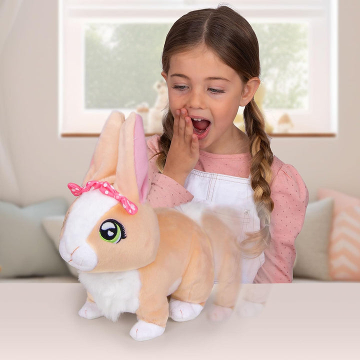 Club Petz Betsy, Mein kleines Kaninchen, Interaktives Plüschkaninchen, das hüpft, Seine Ohren bewegt