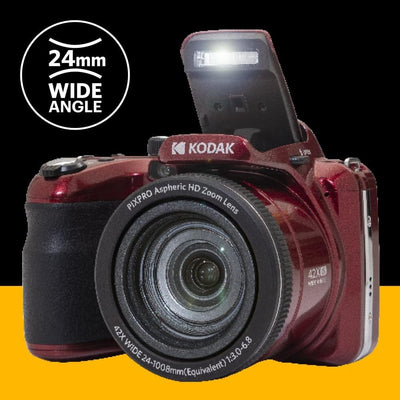KODAK Pixpro Astro Zoom AZ425 Digitalkamera Bridge, 42 x optischer Zoom, 24 mm Weitwinkel, 20 Megapi
