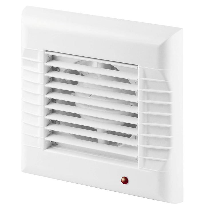 MKK Badlüfter mit automatische Jalousie Lüfter Wandlüfter Ventilator WC Bad Küche Ø 100 mm WM