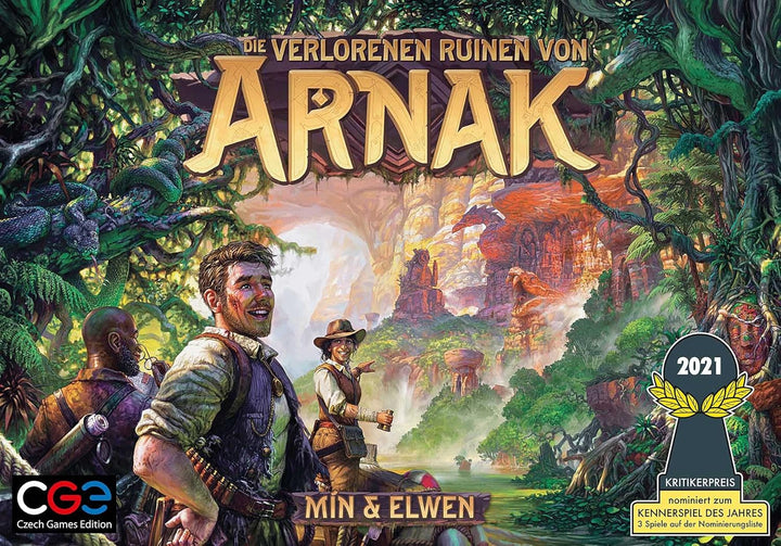 Czech Games Edition Die verlorenen Ruinen von Arnak - Abenteuerliches Brettspiel mit innovativen Spi