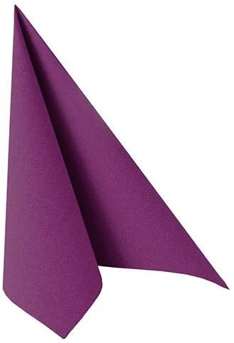 Premium Servietten "ROYAL Collection" 1/4-Falz 40 cm x 40 cm lila für Hochzeitsfeier. Menge: 250 St