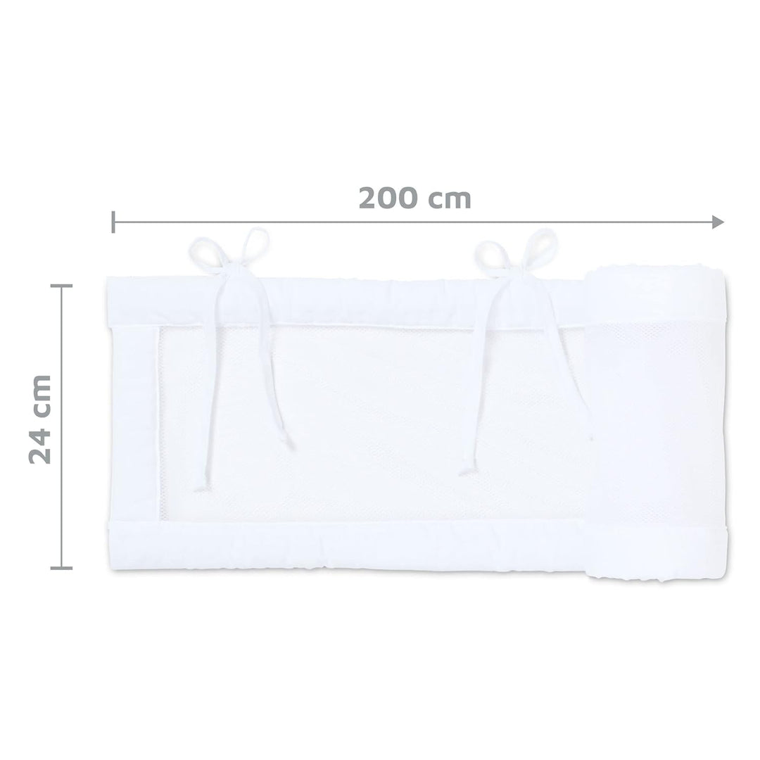babybay Nestchen Mesh passend für Modell Boxspring XXL, weiss, Wei&#xDF; f&#xFC;r Modell Boxspring X