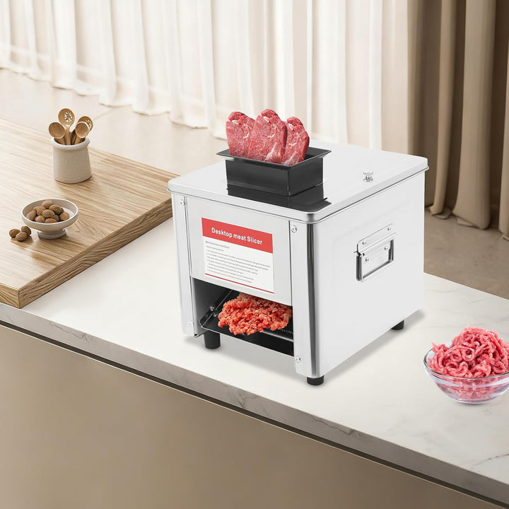 Fleischschneidemaschine Fleischschneider 850 W, 310rpm kommerzielle Fleischschneidemaschine aus Edel