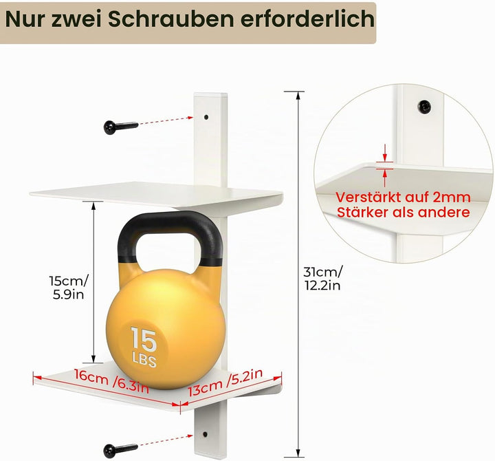 ART-GIFTREE Unsichtbares Bücherregal für Wand, Eisen, Schwebende Regale, schwebendes bücherregal Wan