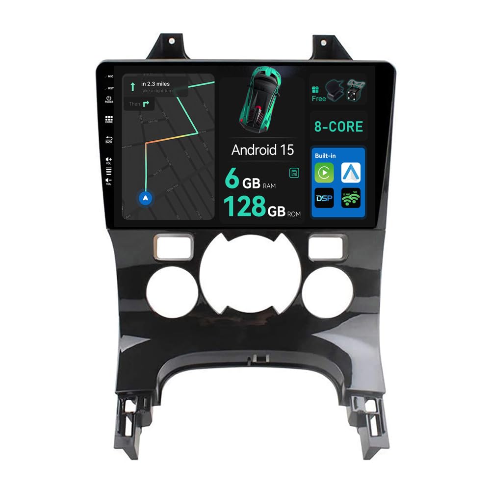 JOYX - [6G+128G] Android 13 Autoradio Passt für Peugeot 3008 (2013-2018) - Eingebaut DSP/Carplay/And
