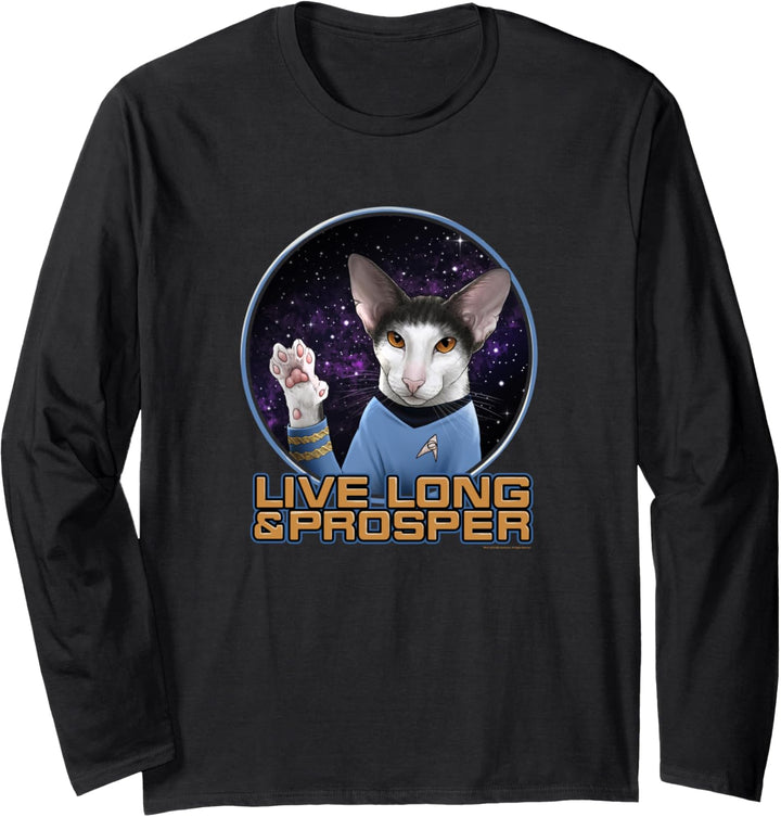 Star Trek Original Series Spock Cat Prosper Langarmshirt