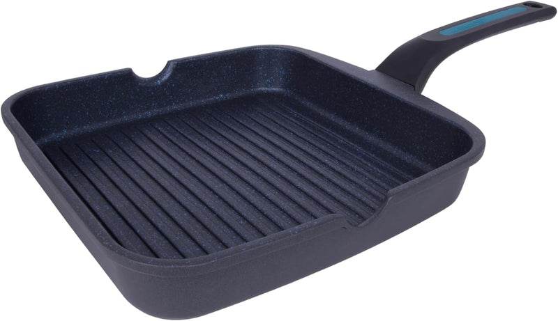 ARCOS Thera Antihaft-Grillpfanne 24x24 cm für Induktion, Gas und Ceranfeld. Grill aus Gusseisen mit