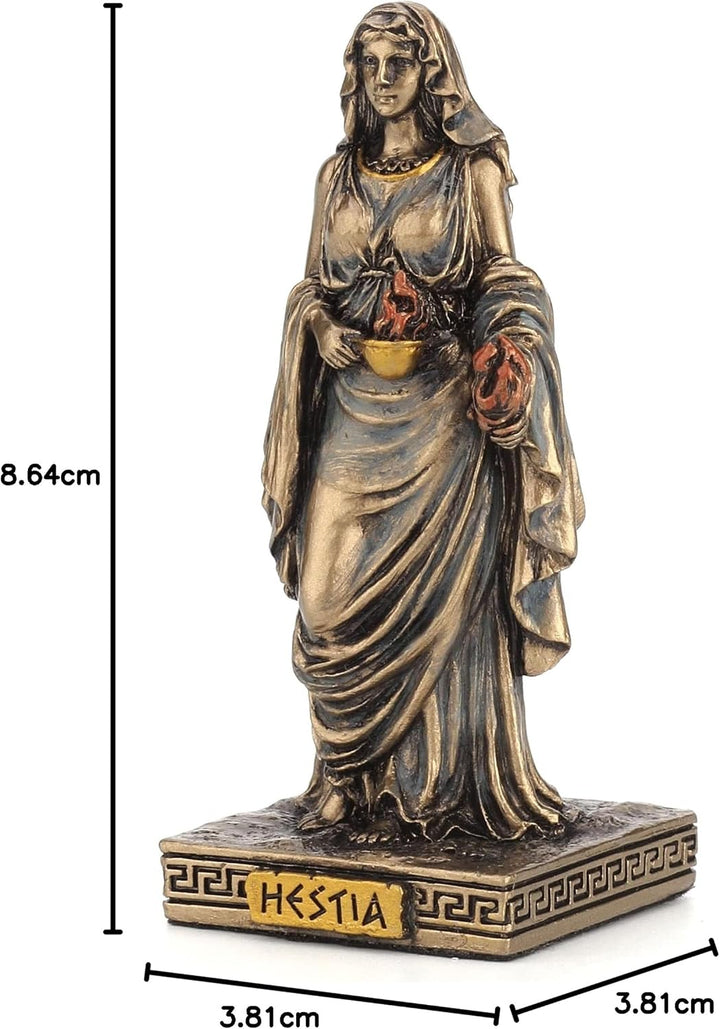 Veronese Design Griechische Götter Miniaturfigur (Hestia, Bronze) Hestia Bronze, Hestia Bronze