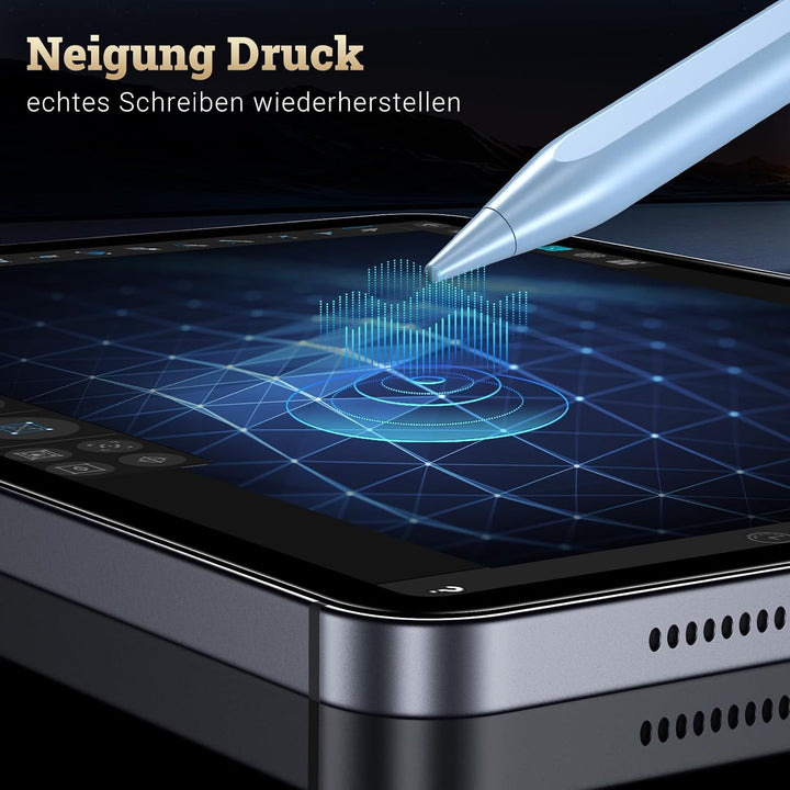 BAZO Stift für iPad Apple - 2018-2024 Pencil 2.Generation Schnellladeleistung Palm Rejection Neigung