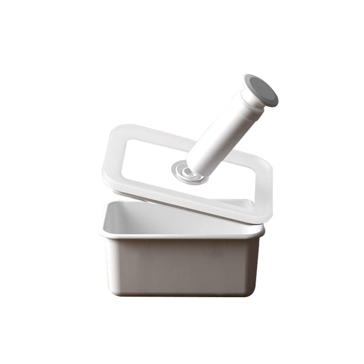 HoneyWare Vakuum Emaille, M flach, 0,74L, Masse: 18 x 12 x 6 cm Frischhaltedose, Kunststoff, 0,74 Li