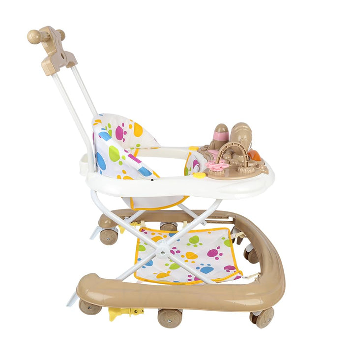 Baby Walkingstock, Gehstock mit Spieluhr und Licht, Waschbarer Sitz, für 6-18 Monate, 62 x 68 x 36-8