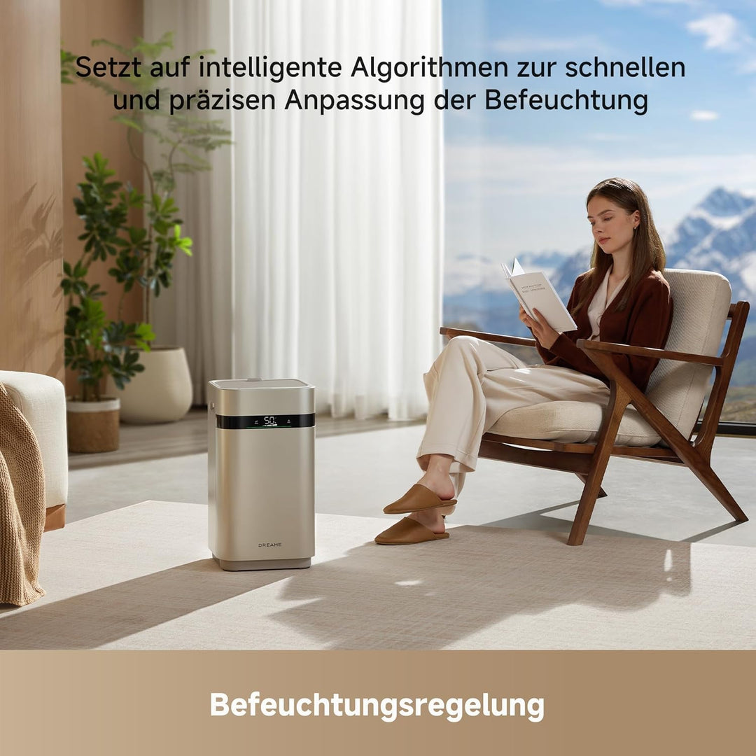 dreame H40 Luftbefeuchter – nebelfreier Verdunstungsluftbefeuchter mit einer Befeuchtungsleistung vo