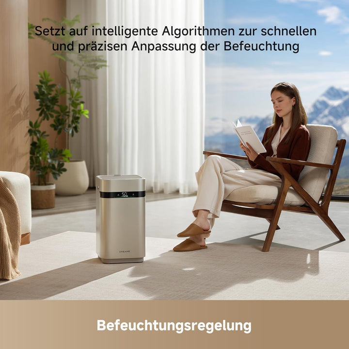 dreame H40 Luftbefeuchter – nebelfreier Verdunstungsluftbefeuchter mit einer Befeuchtungsleistung vo
