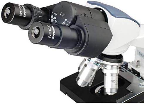 Binokulares LED-Mikroskop/ Labormikroskop/ Verbundmikroskop 40- bis 2000-fache Vergrösserung mit 3D