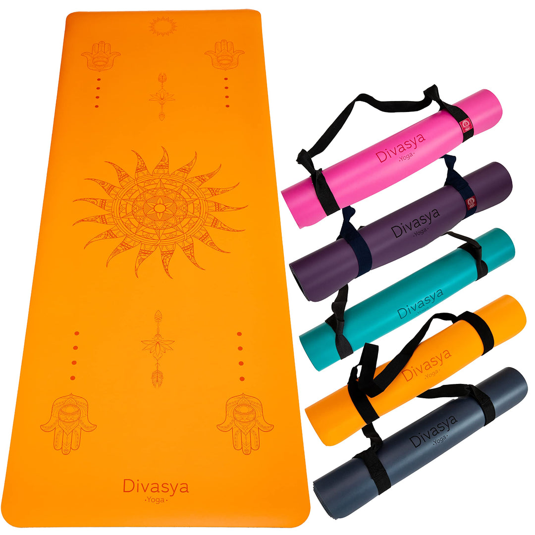 Premium Yogamatte rutschfest: Naturkautschuk rutschfest &amp; japanische professional grip Oberfläche |