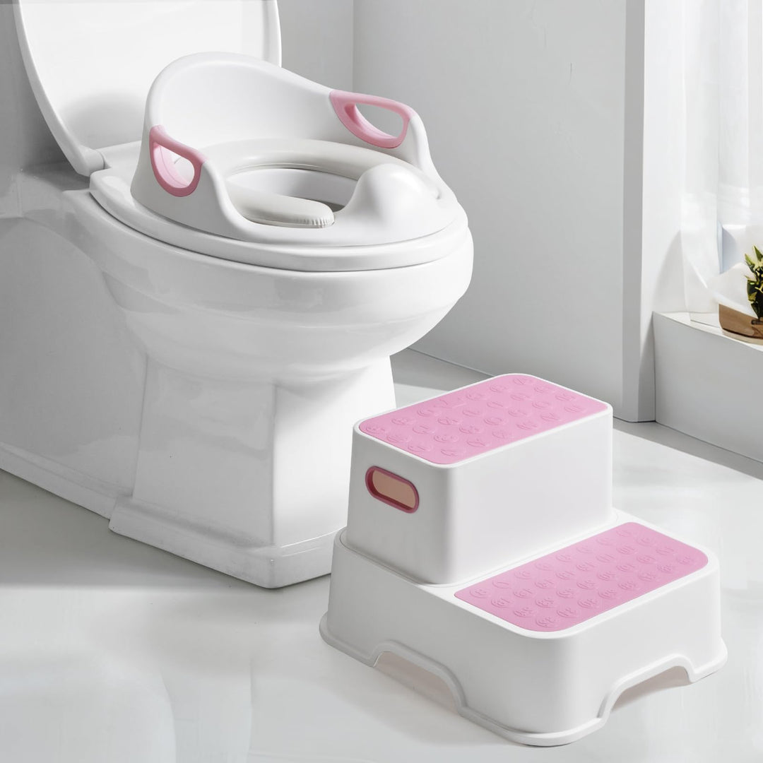 DEANIC Toilettensitz Kinder mit Tritthocker Kinder, Toilettensitz Kinder mit Treppe, WC Sitz Kinder