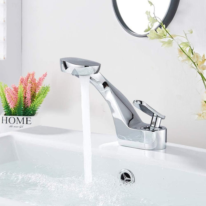 Onyzpily Wasserhahn Bad Chrom Waschtischarmatur Armatur Mischbatterie Einhebelmischer Badarmatur Hoc