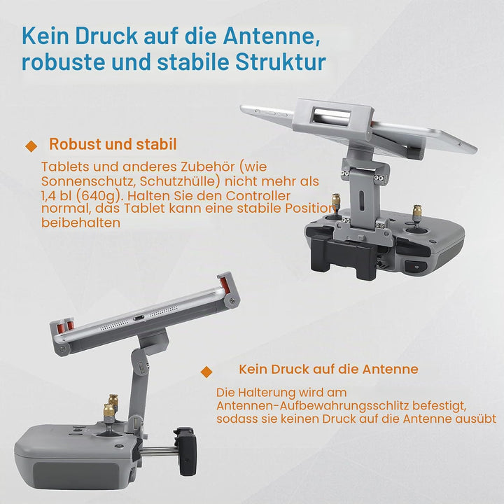 LYONGTECH 4.7-12.9 Zoll Handy Tablet Halter Halterung für DJI RC-N1 RC-N2 Fernsteuerung(Air 3/2/2S,M