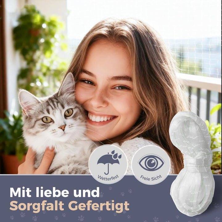 Katzennetz für Balkon und Fenster 10X 3m, vogelschutznetz engmaschig Vogelnetz vogelschutznetz, katz