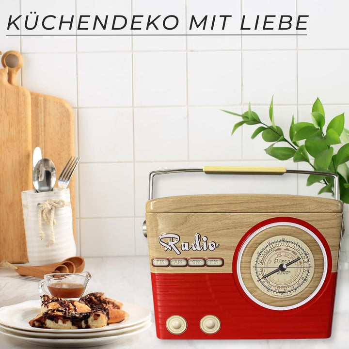 MediMuc Radiodose tailliert rot - Aufbewahrungsdose, Keksdose, Blechdose - lebensmittelecht - Vol. 1