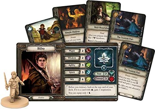 Fantasy Flight Games , Lord of the Rings: Journeys in Middle-Earth , Board Game , Ages 14+ , 1-5 Pla
