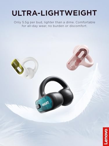 Lenovo Open-Ear Clip-on Earbuds X500 Pink | Bluetooth Kopfhörer | In Ear Kopfhörer | Kabellos