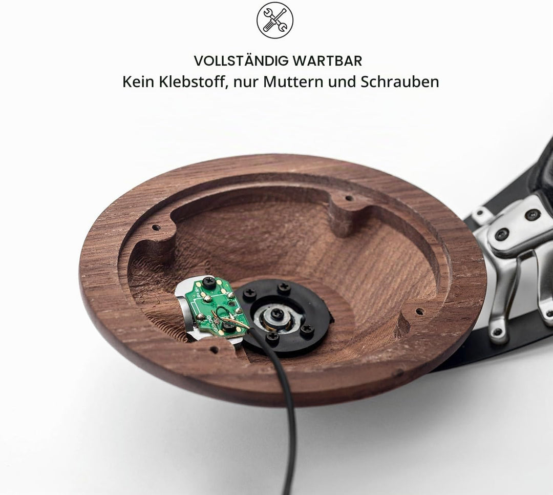 Meze 99 Classics Walnut Silver Audiophiler Over-Ear Kopfhörer, hochwertigen Materialien und hohem Wa