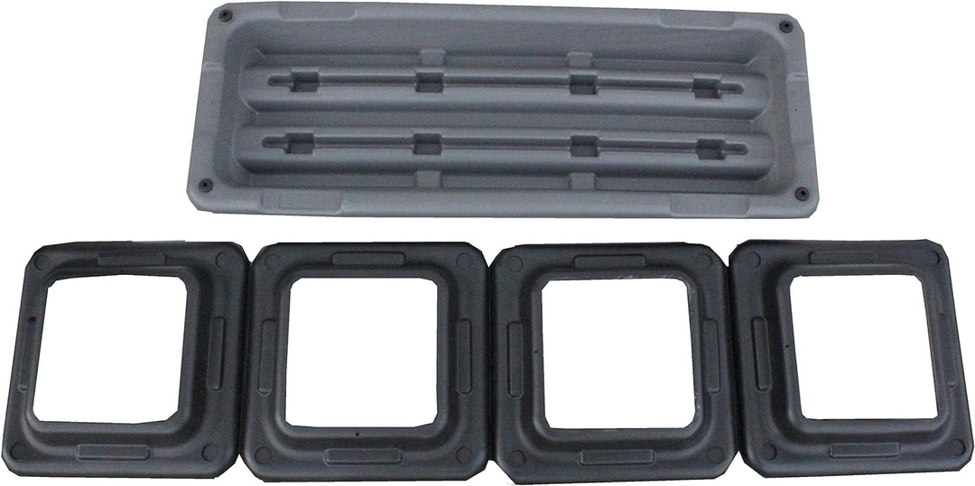 Lisaro Aerobic Stepper XXL, Fitness Stepper, rutschfeste Heimfitness-Trainingsgeräte. höhenverstellb