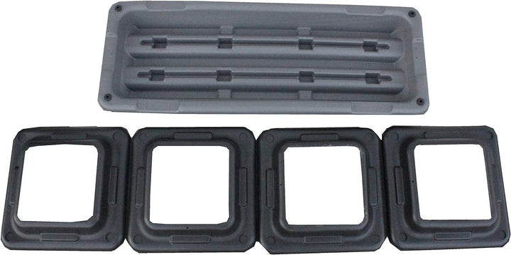 Lisaro Aerobic Stepper XXL, Fitness Stepper, rutschfeste Heimfitness-Trainingsgeräte. höhenverstellb