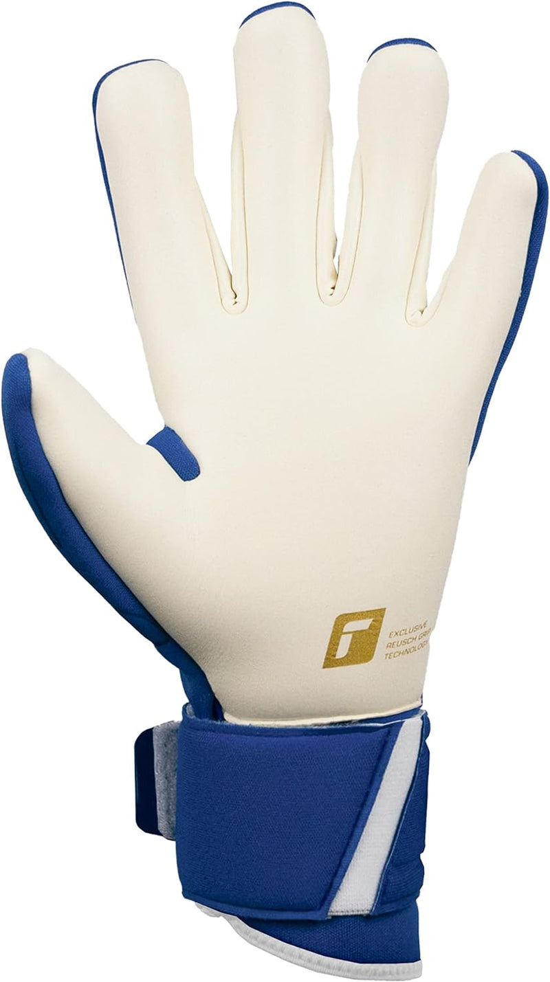 Reusch Herren Arrow Unisex Torwarthandschuhe mit Innennaht Schnitt und Grip Gold X Belag, Geeignet f