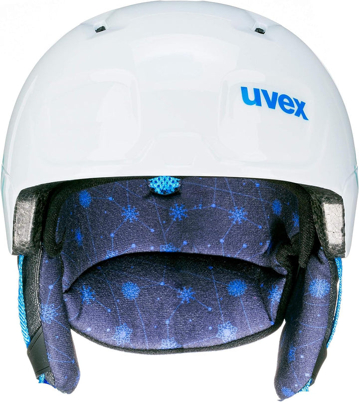 uvex manic - Skihelm für Kinder - individuelle Grössenanpassung - optimierte Belüftung 46-50 cm whit
