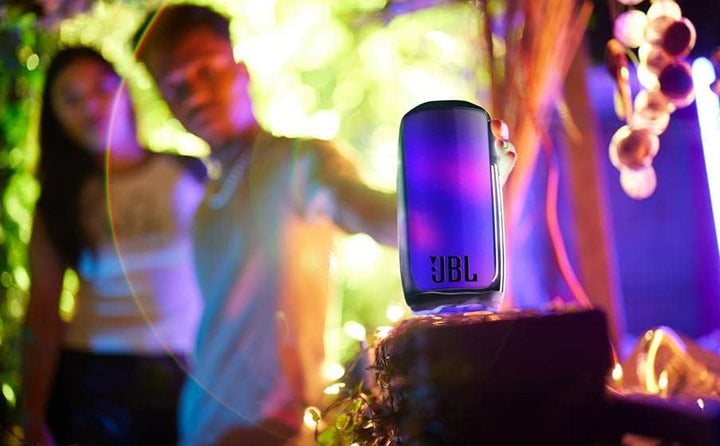 JBL Pulse 5 – Tragbarer Bluetooth-Lautsprecher in Schwarz mit Lichtshow und bis zu 12 Stunden Spielz